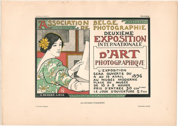 Association Belge De Photographie: Deuxième Exposition Internationale D'Art Photographique Poster 