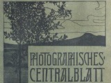 Journal Cover: Photographisches Centralblatt 1899