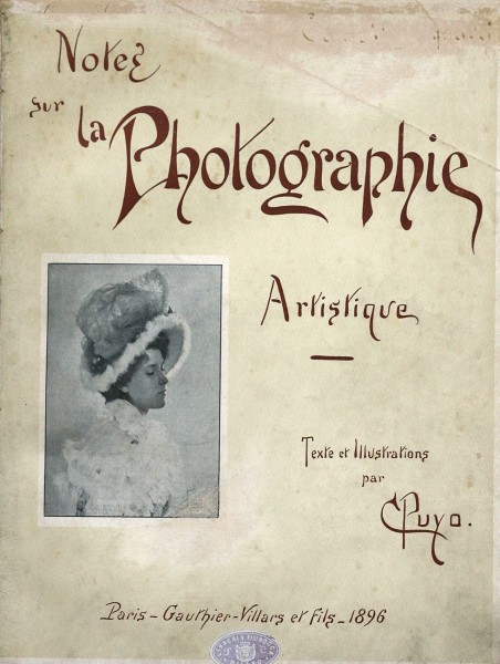 Volume Cover: Notes sur La Photographie Artistique