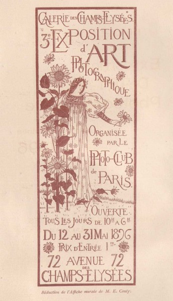 1896 Exposition d'Art Photographique Salon Catalogue