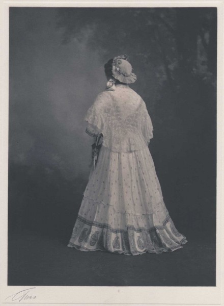 Model in Edwardian Dress