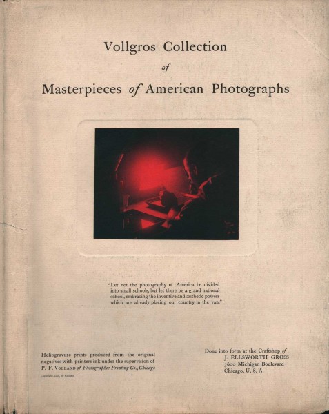 The Vollgros Collection of Masterpieces of American Photographs