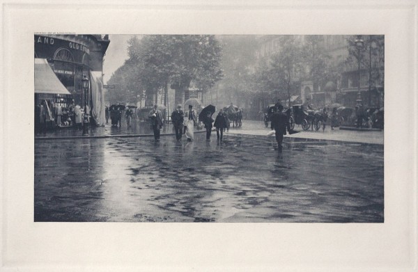 A Wet Day On The Boulevard — Paris