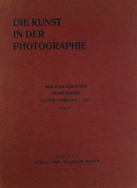Die Kunst in der Photographie : 1907