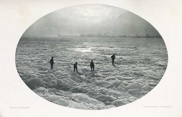 Überschreiten des Rheineises im Januar 1893