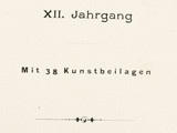 Title page:  Photographische Rundschau- 1898