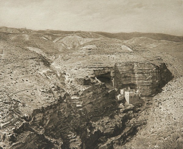 Aus Palästina - Kloster St. Georg in einer Schlucht des Gebirges Juda vor Jericho