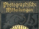 Backstrip & title page:  Photographische Mitteilungen- 1906