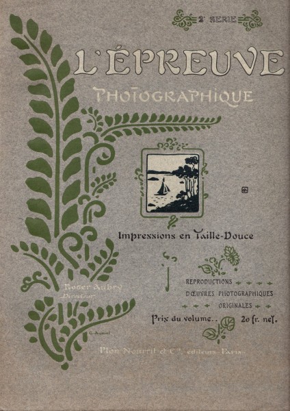 Portfolio Cover: Deuxième Série: 1905