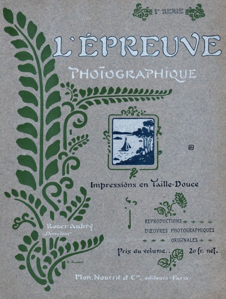 Portfolio Cover: Première Série:  1904