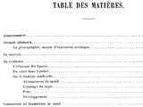 Table of Contents | Table des Matières