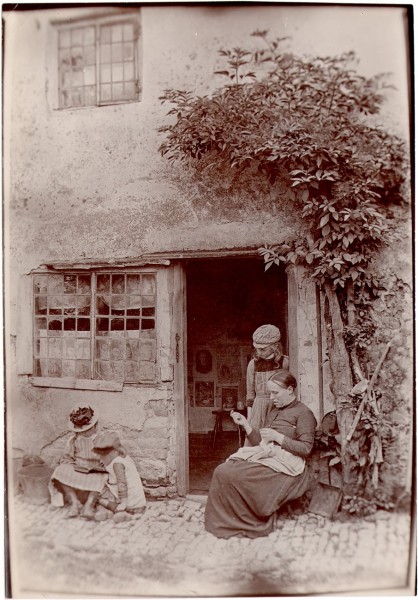 The Cottage of Mrs. Alf Pearce, at Long Crendon, Buckinghamshire
