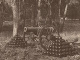 Hawaiian Landscape with Cannon & Cannonballs 