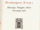 Title page: Homespun Essays