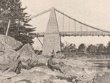 The Chain Bridge at Newburyport, Mass.