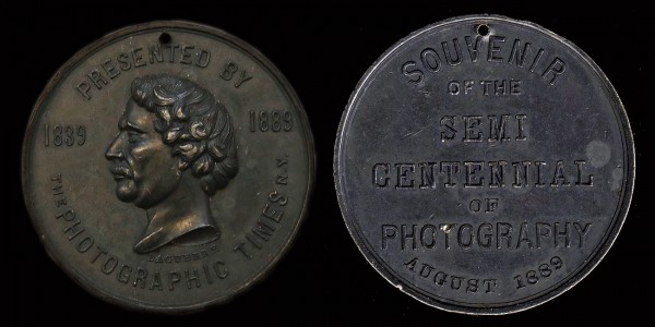 Daguerre Medal: Souvenir of the Semi-Centennial of Photography