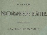 Cover: Wiener Photographische Blätter 1898