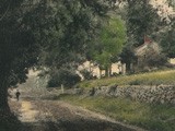 On the Road to Carmel: Hand-Colored