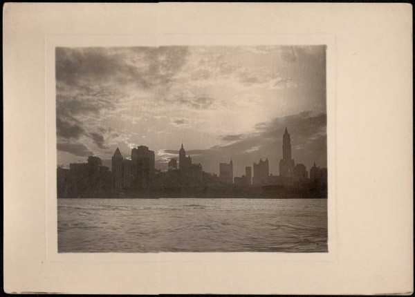 Manhattan Skyline at Dusk from Brooklyn Waterfront