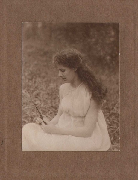 Curtis High School Girl with Flower