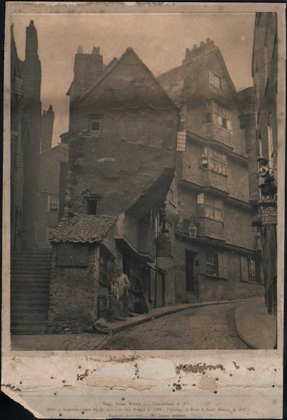 Steep Street, Bristol ⎯ Demolished in 1871