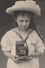 Dorothy Tucker with Kodak