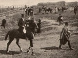 Mounted Rider at Fox Hunt Gathering