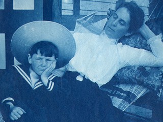 Woman & Child on Hammock