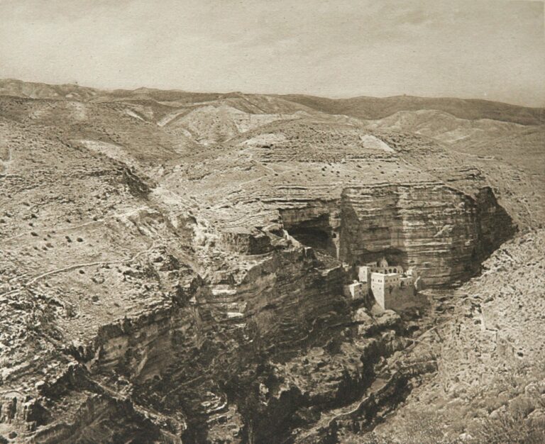 Aus Palästina – Kloster St. Georg in einer Schlucht des Gebirges Juda vor Jericho
