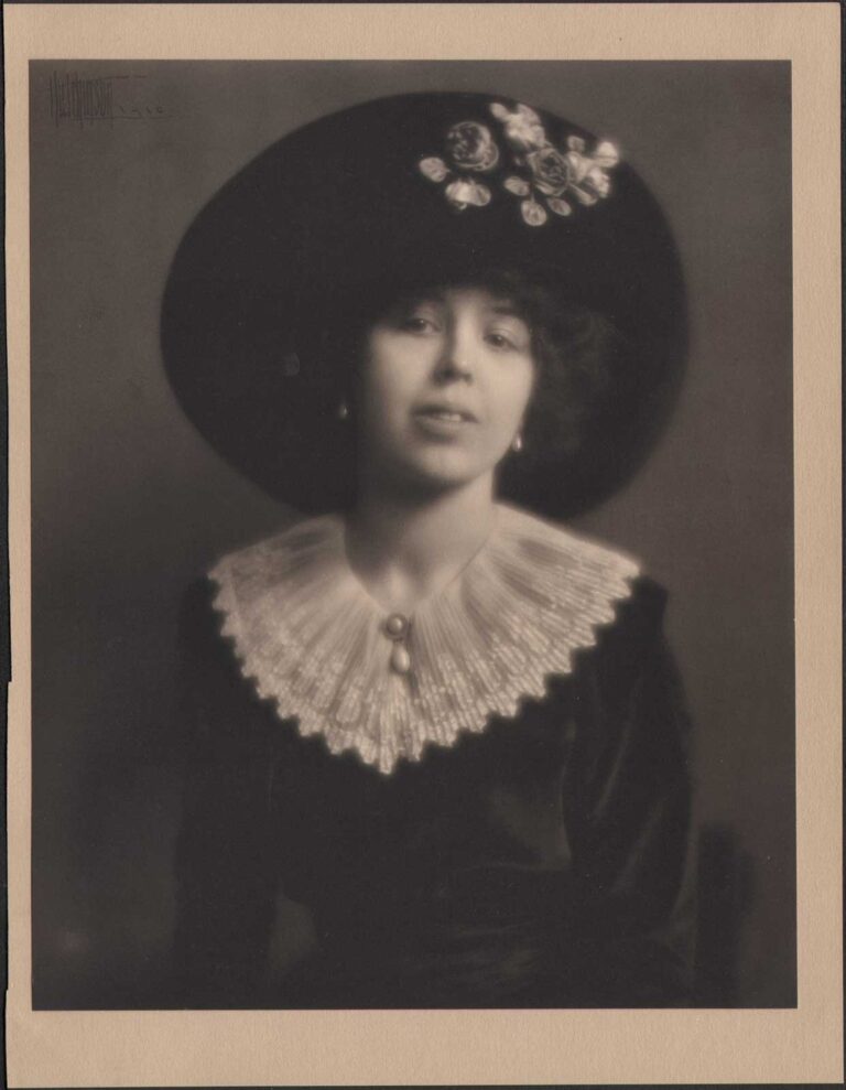 Chicago Socialite with Hat: Marjorie or Rosepha P. Chisholm