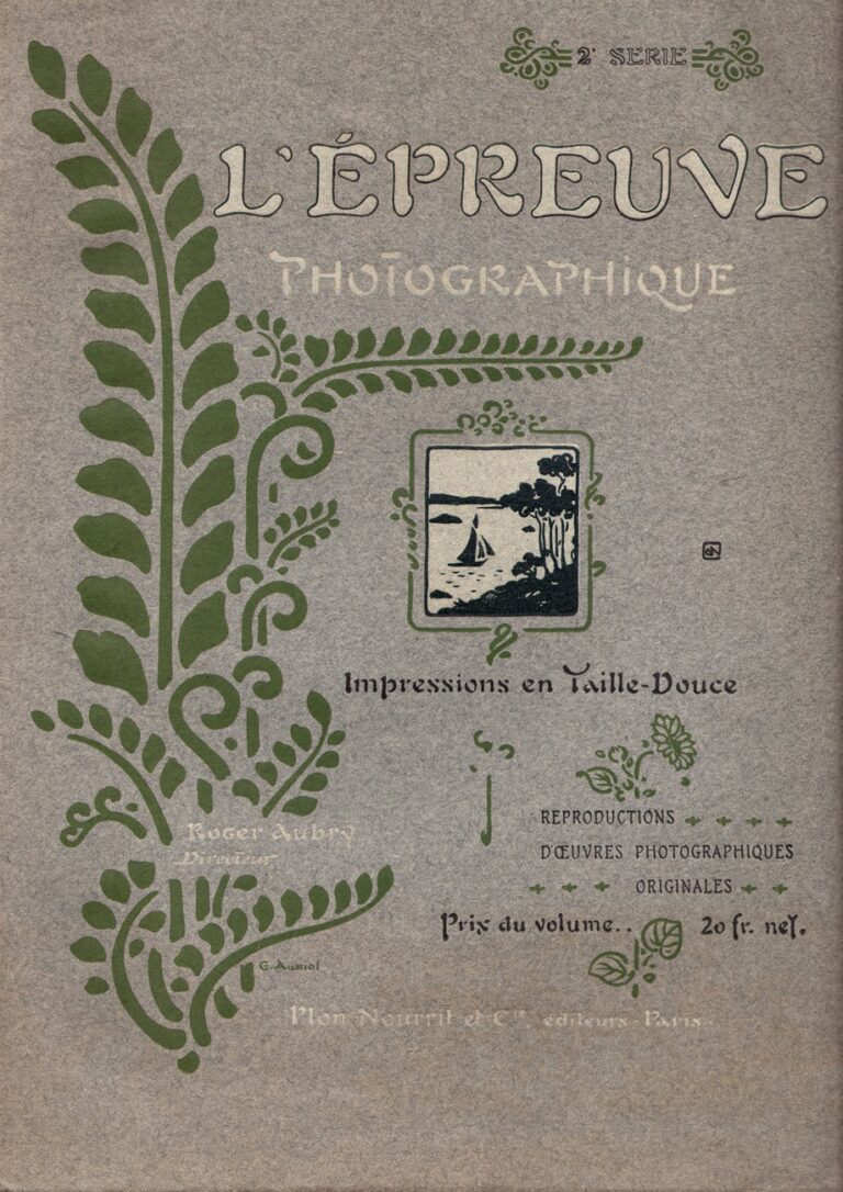 Portfolio Cover: Deuxième Série: 1905
