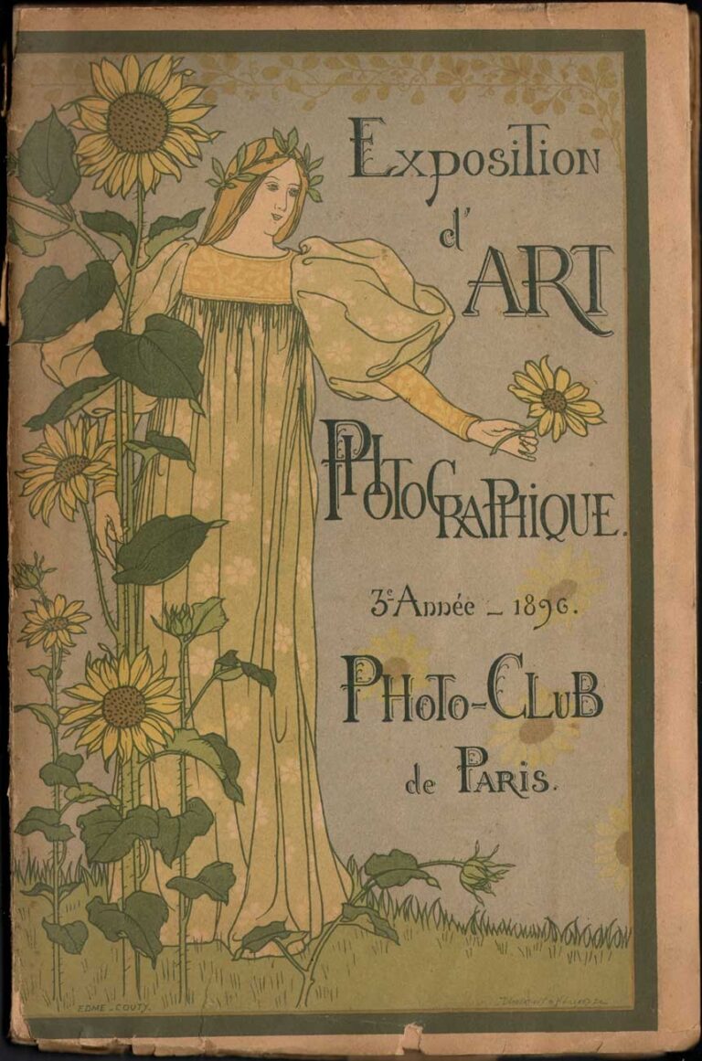 Cover: 1896 Exposition d’Art Photographique Salon Catalogue