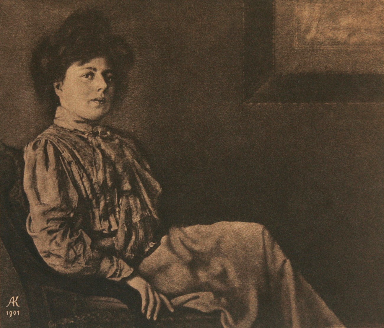 Untitled Portrait of Seated Woman