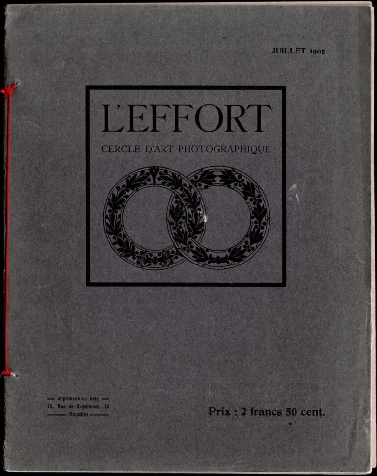 Cover: L’Effort | Cercle D’Art Photographique