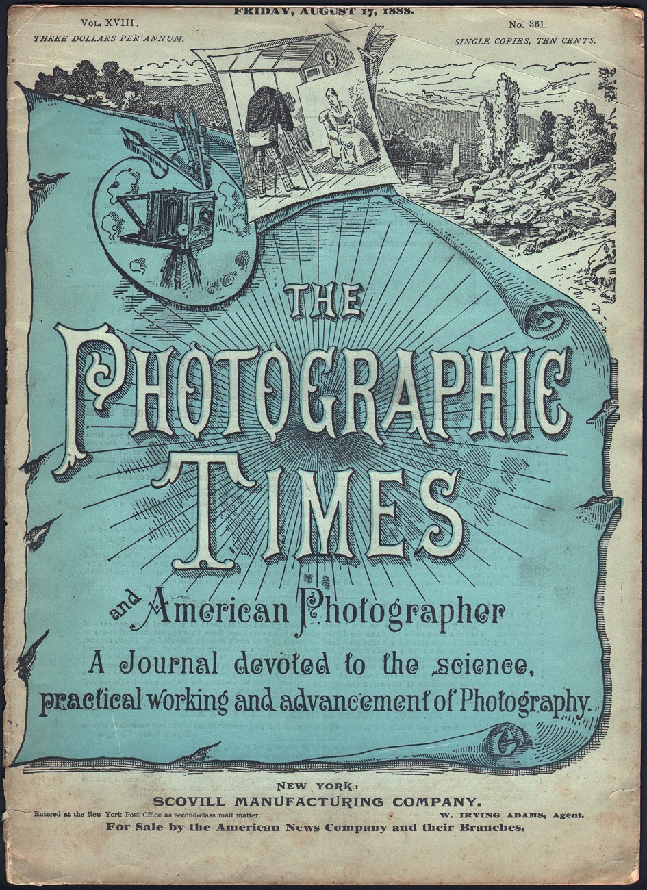 Cover: The Photographic Times: 1888