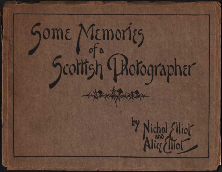 Cover: Some Memories of a Scottish Photographer