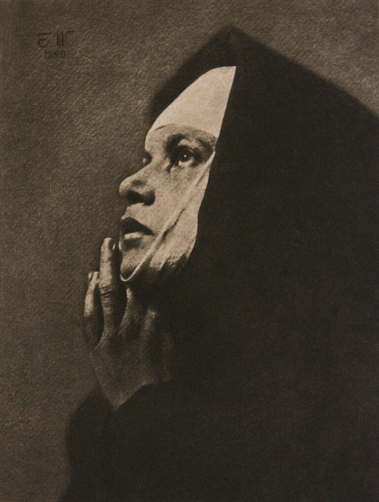 Untitled Portrait of Nun Praying