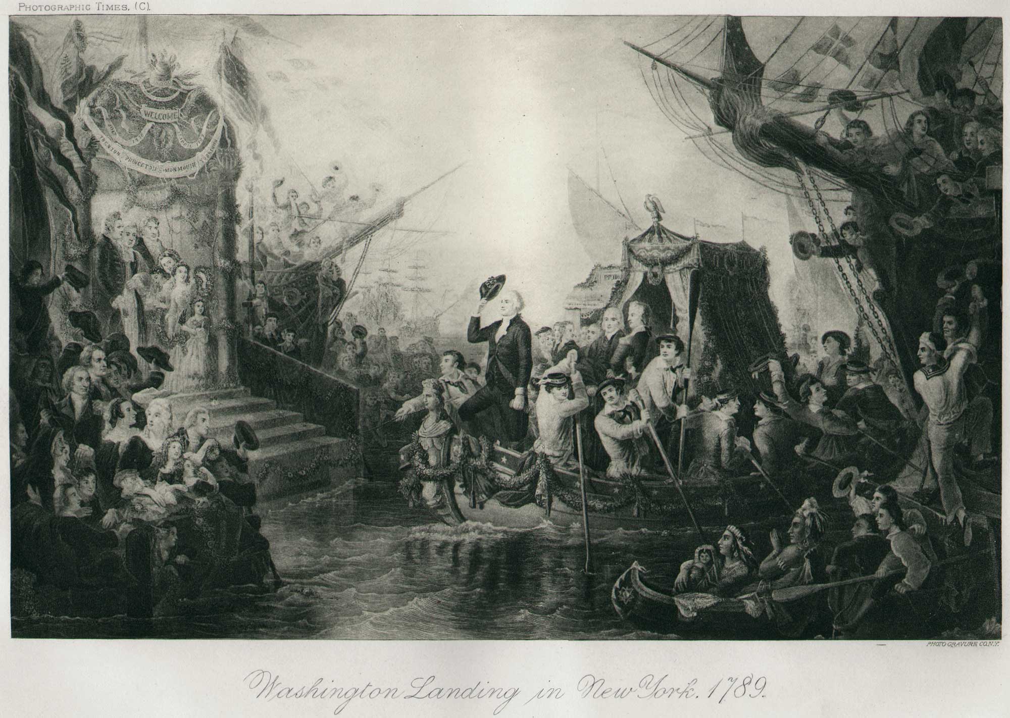 Washington Landing in New York, 1789
