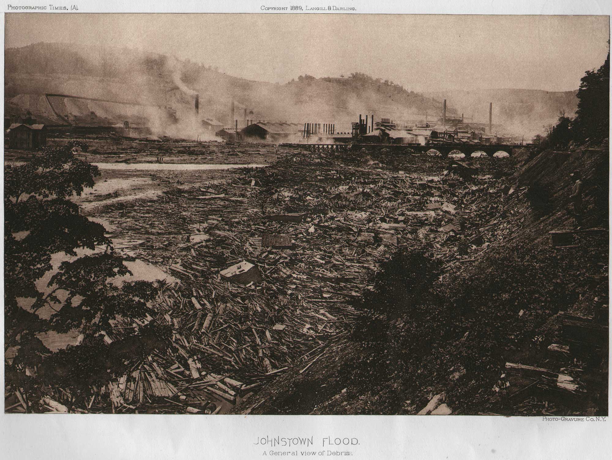 Johnstown Flood | A General View of Debris