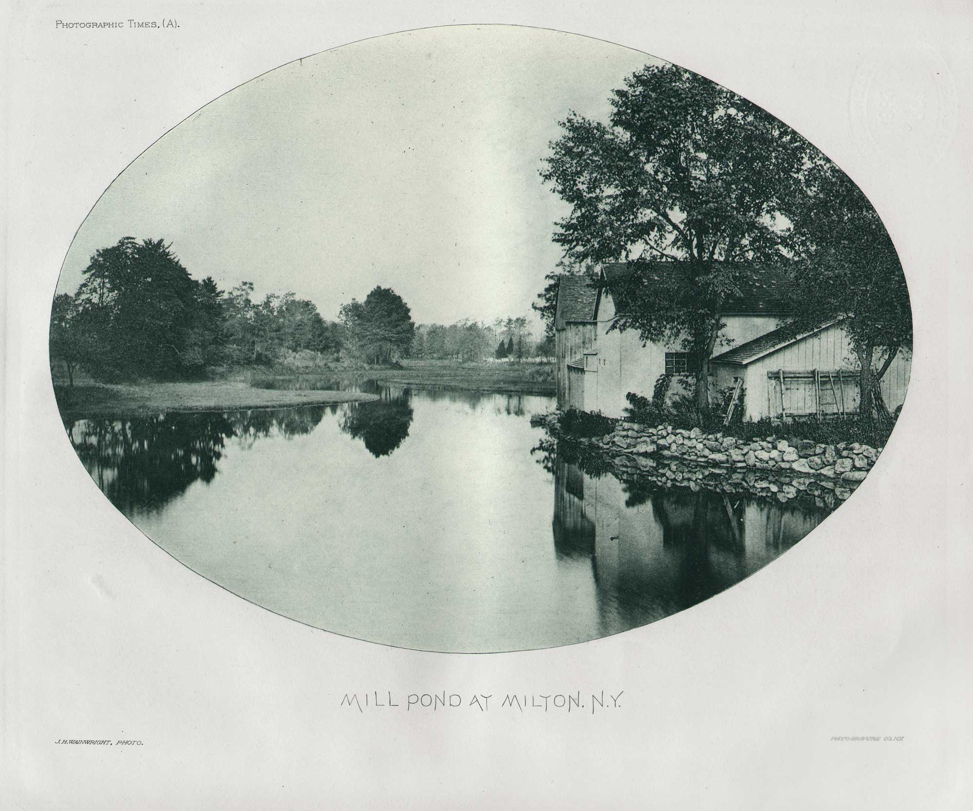 Mill Pond at Milton, N.Y.