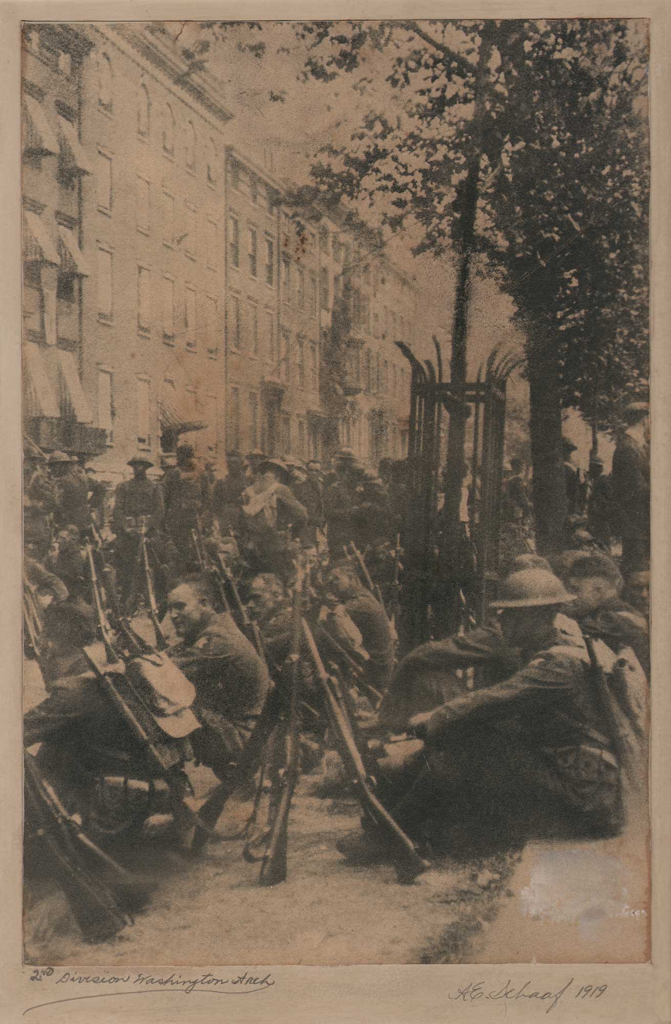 2nd Division Washington Arch | Armistice Day, November 11, 1918