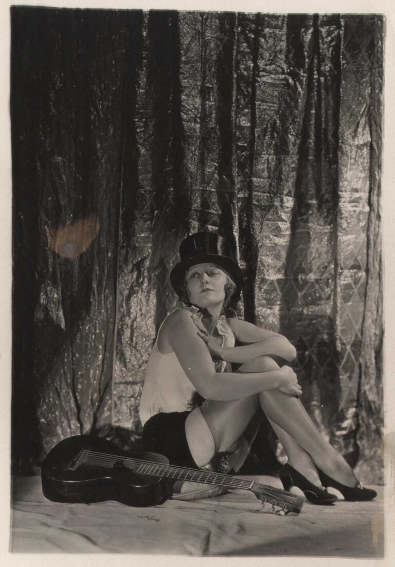 Unknown Model with Guitar