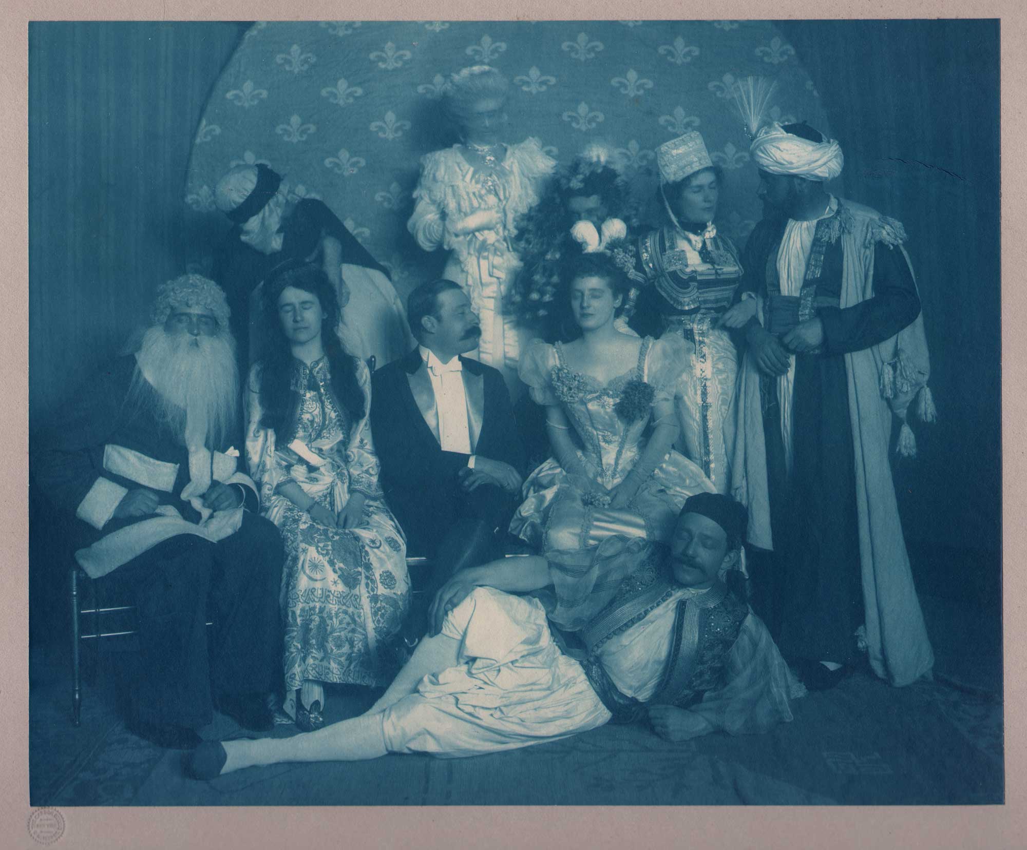 Group Photo: One of the 1001 Nights Costume Party: December 17, 1896