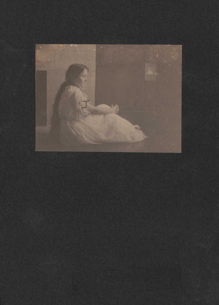 Curtis High School Girl in Costume of a Play