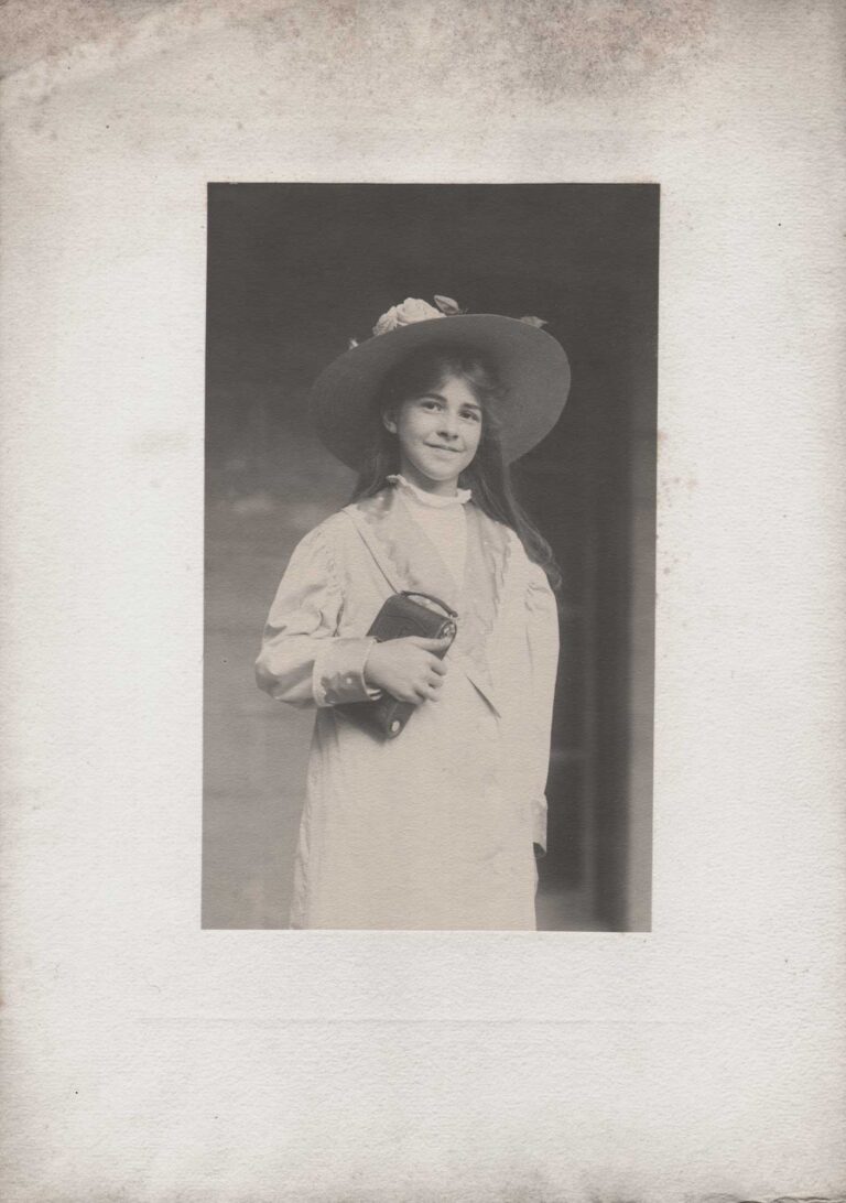 Dorothy Tucker with Kodak Camera