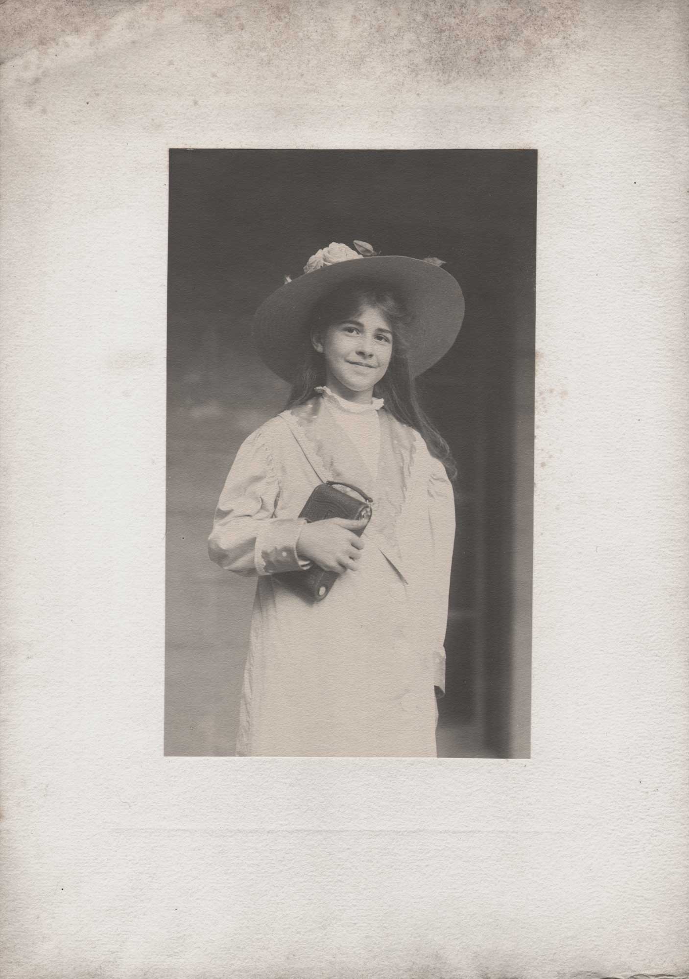 Dorothy Tucker with Kodak Camera