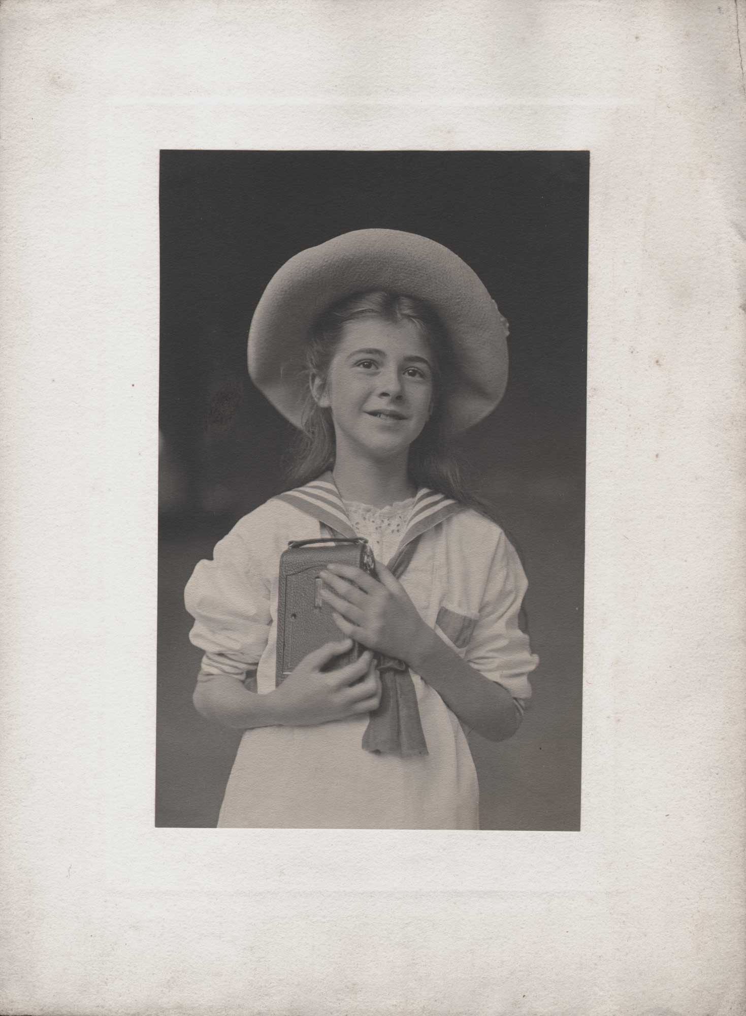 Dorothy Tucker with Kodak Camera
