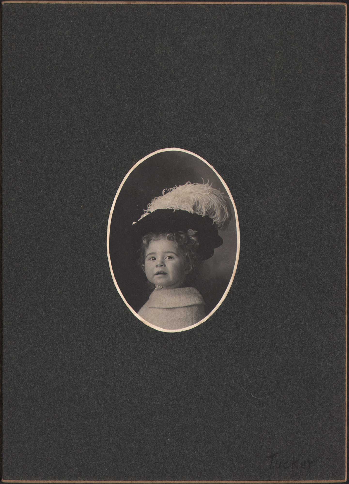 Dorothy Tucker wearing Plumed Chapeau
