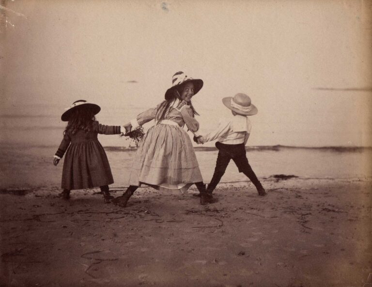 Children Play at Spot Pond, July 10, 1887