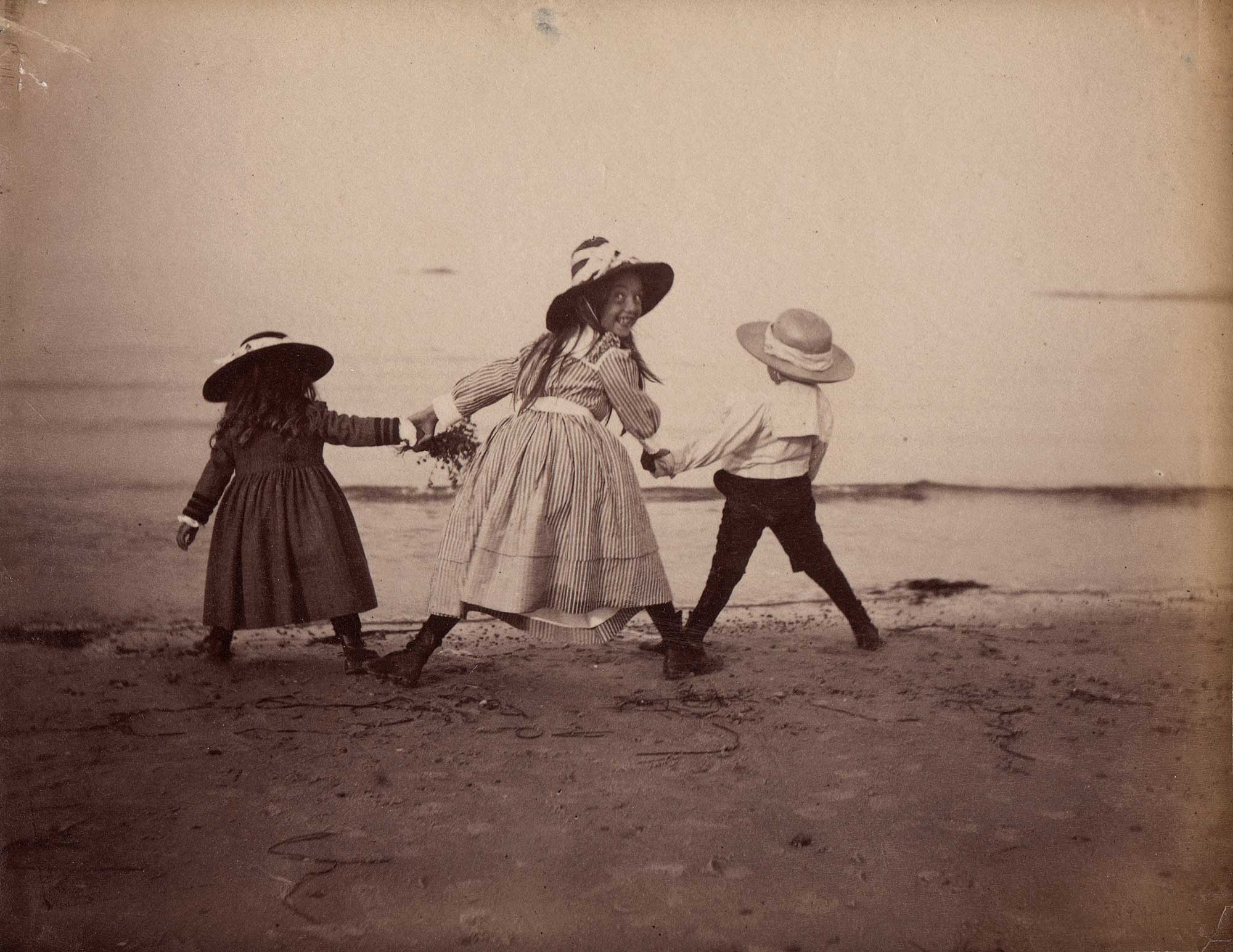 Children Play at Spot Pond, July 10, 1887